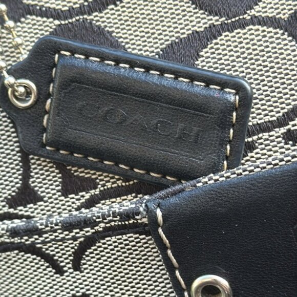 Coach Hampton “2008” (F13077) Signature Canvas With Leather Trim Tote Bag (EUC) - Picture 5 of 14